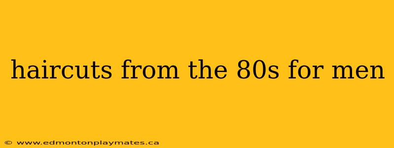 haircuts from the 80s for men
