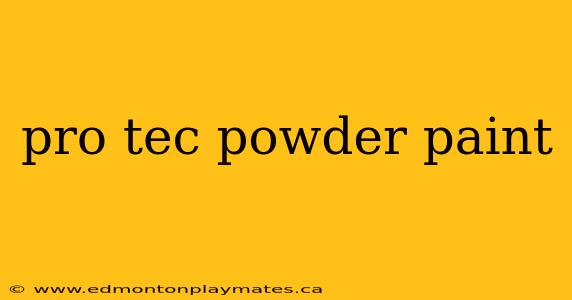 pro tec powder paint